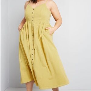 Quite Clearly Charismatic Midi Dress